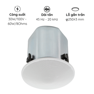 Loa âm trần TOA F-122C 30W chính hãng