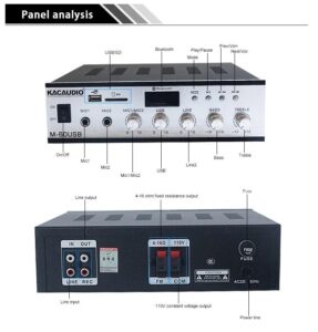 Thông số âm ly 60W Kacaudio USB-60