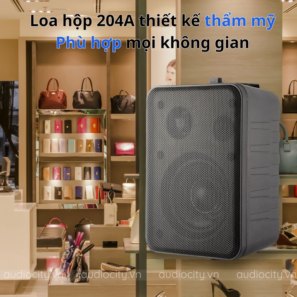 Loa hộp Kacaudio 204A phù hợp cho mọi không gian
