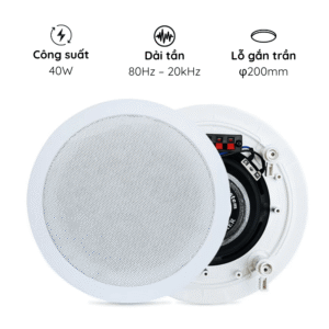 Loa âm trần Kacaudio 702 chính hãng