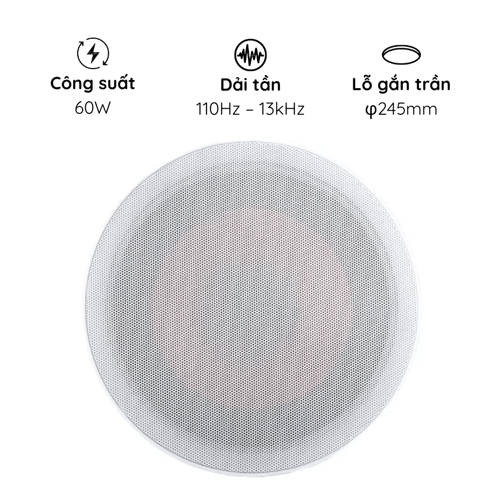 Loa âm trần Kacaudio 703A chính hãng