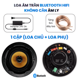 loa âm trần bluetooth Kacaudio AC-628BT chính hãng