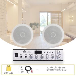 Bộ 2 loa âm trần 20W Kacaudio 704 chính hãng