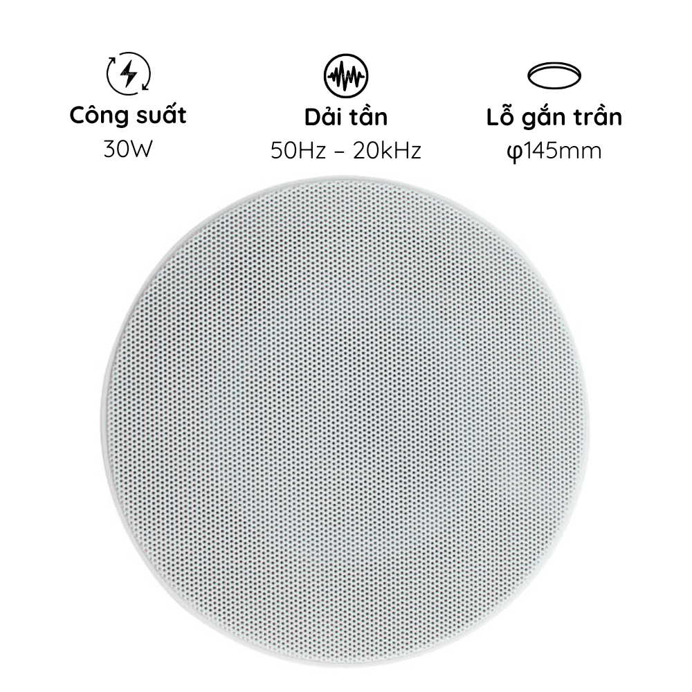 Loa âm trần Kacaudio 705 chính hãng