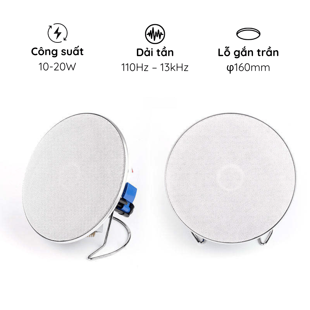 Loa âm trần Kacaudio 706 chính hãng