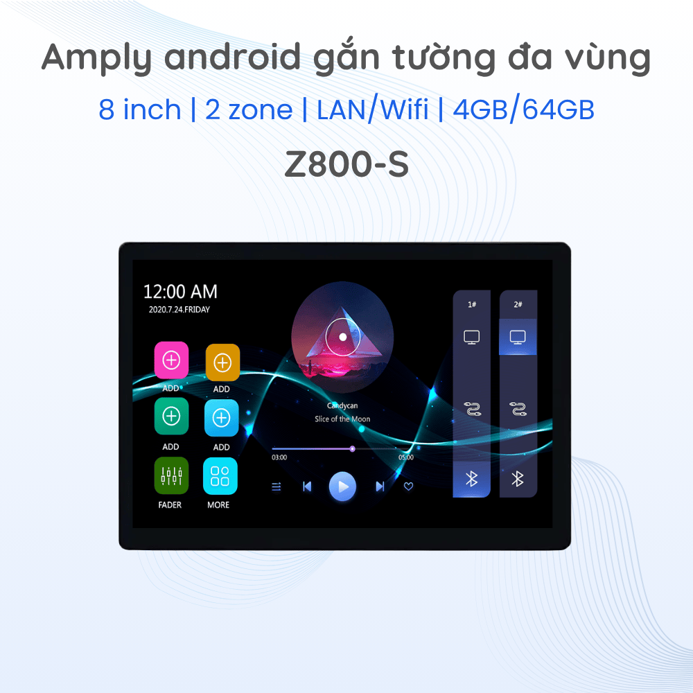 Amply Android gắn tường Z800-s chính hãng