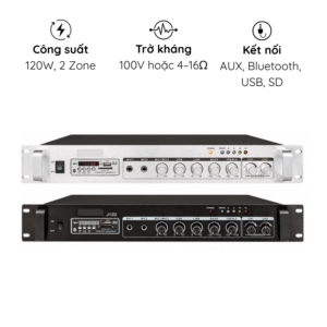 Amply Kacaudio J12D công suất 120W chính hãng