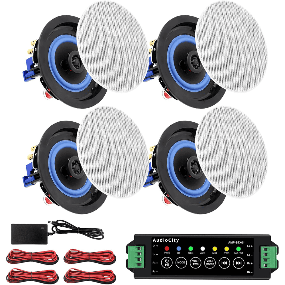 Bộ 4 loa âm trần Bluetooth AC-858BT chính hãng