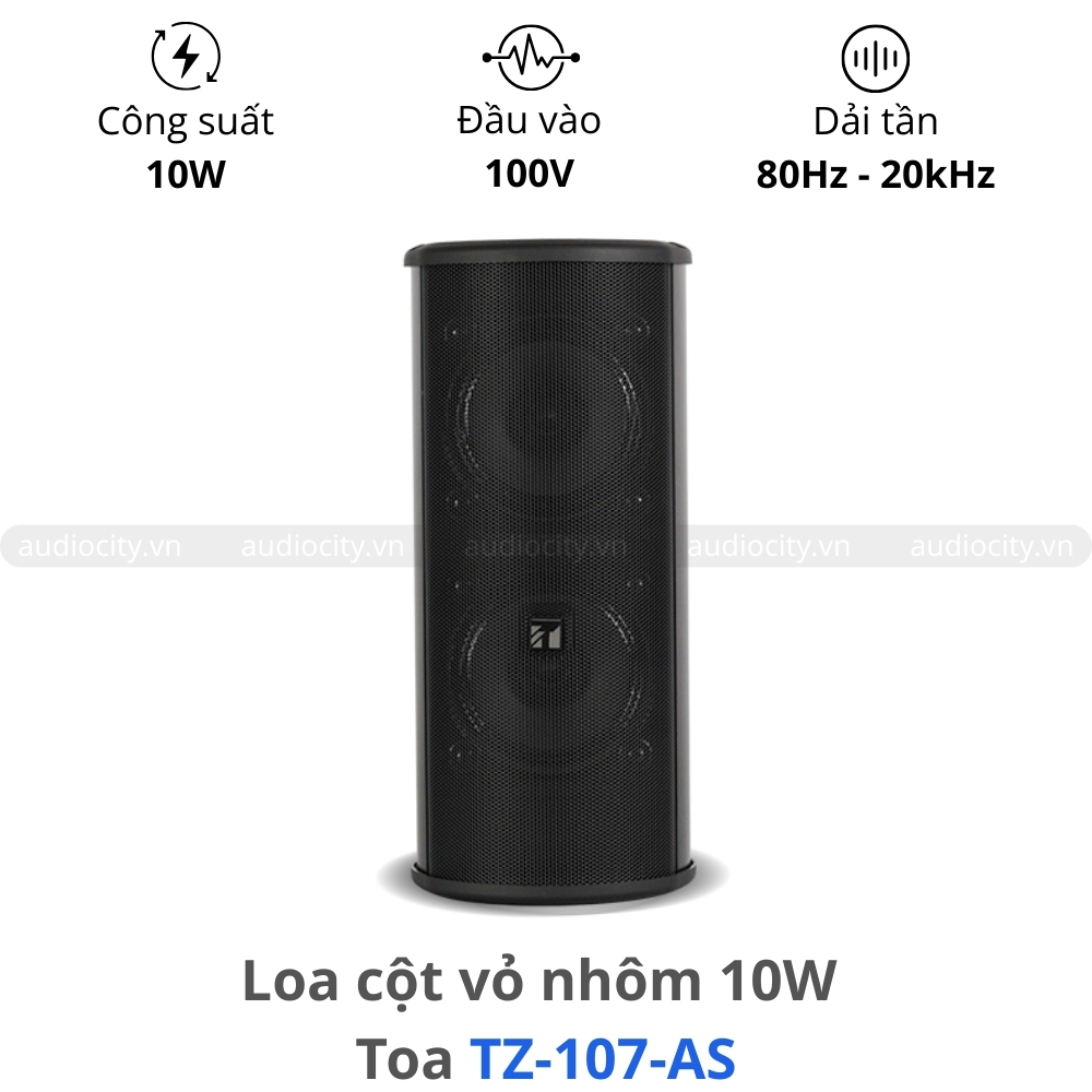 Loa cột 10W Toa TZ-107-AS chính hãng