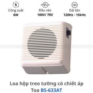 Loa hộp treo tường TOA BS-633AT chính hãng