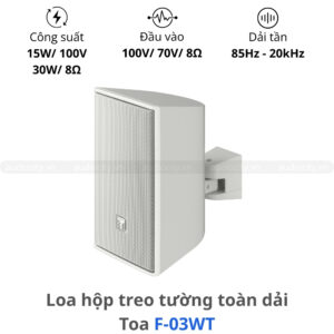 Loa Treo Tường TOA F-03WT 15W chính hãng
