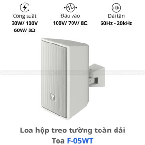 Loa treo tường toàn dải Toa F-05WT chính hãng