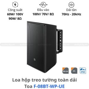 Loa hộp treo tường Toa F-08BT-WP-UE IP65 chính hãng