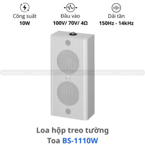Loa Toàn Dải Treo Tường TOA BS-1110W chính hãng