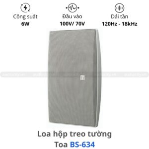 Loa Hộp Treo Tường TOA BS-634 chính hãng