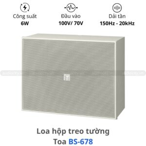 Loa Hộp Treo Tường TOA BS-678 chính hãng