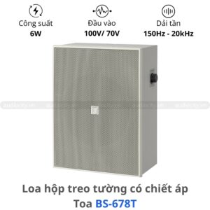 loa treo tường toa bs-678t chính hãng