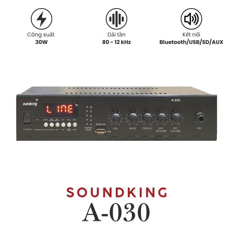 Amply Soundking A-030 chính hãng