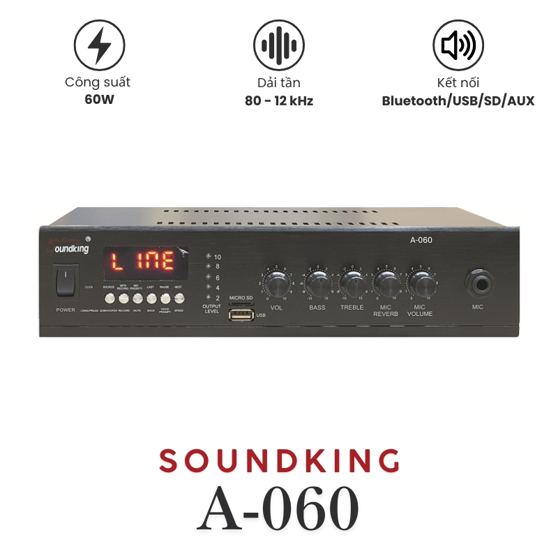 Amply Soundking A-060 chính hãng, giá tốt