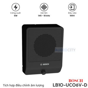Loa Hộp Bosch LB10-UC06V-D (6W) Có Chiết Áp - Màu Đen