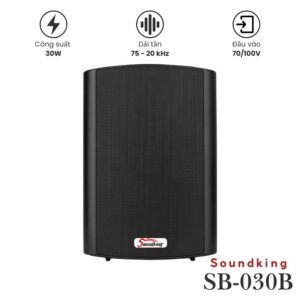 Loa treo tường Soundking SB-030B màu đen chính hãng