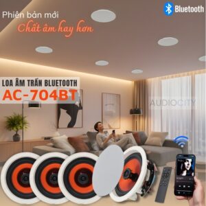Loa Âm Trần Bluetooth AC-704BT (120W) - Tùy Chỉnh Tên, Kháng Ẩm Số 1